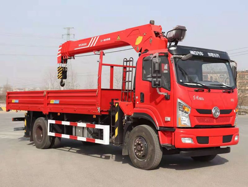 國六東風(fēng)單排隨車吊(箱長6.1米)